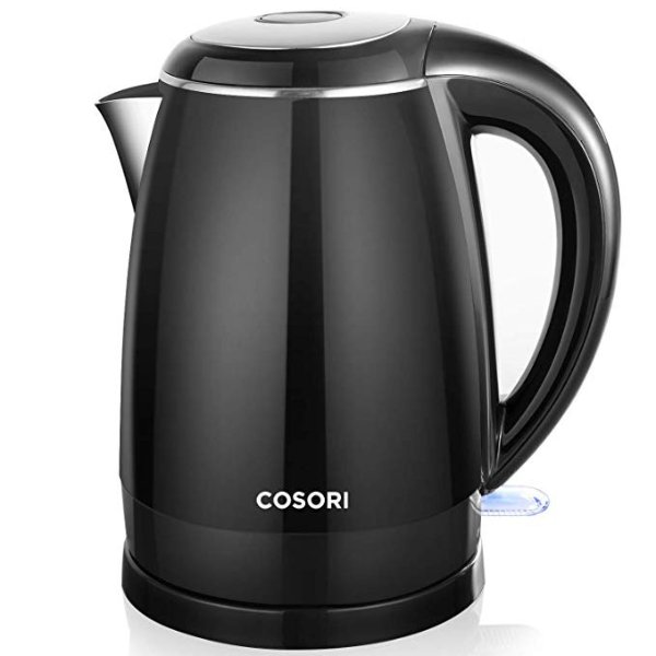 Electric Kettle(BPA Free), 1.8 Qt Double Wall 304 Stainless Steel Water Boiler @ Amazon.com