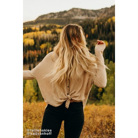 Urban OutfittersOut From Under Jojo Oversized Thermal Button-Front Top