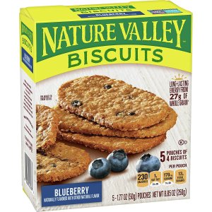 Nature Valley Blueberry Biscuits, 8.85 oz, 5 ct