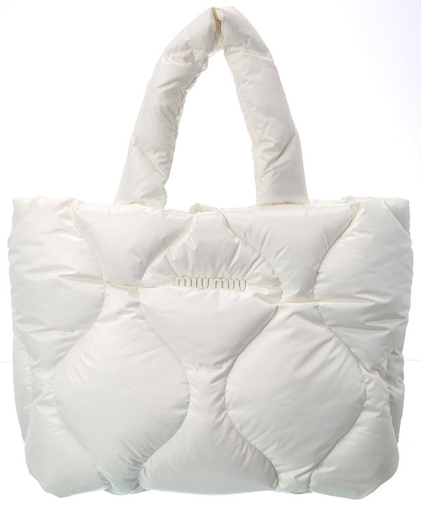 Quilted Padded Nylon Tote