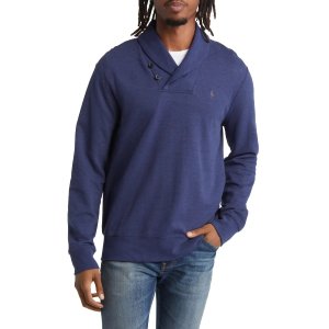 Polo Ralph LaurenShawl Collar Double Knit Jersey Pullover