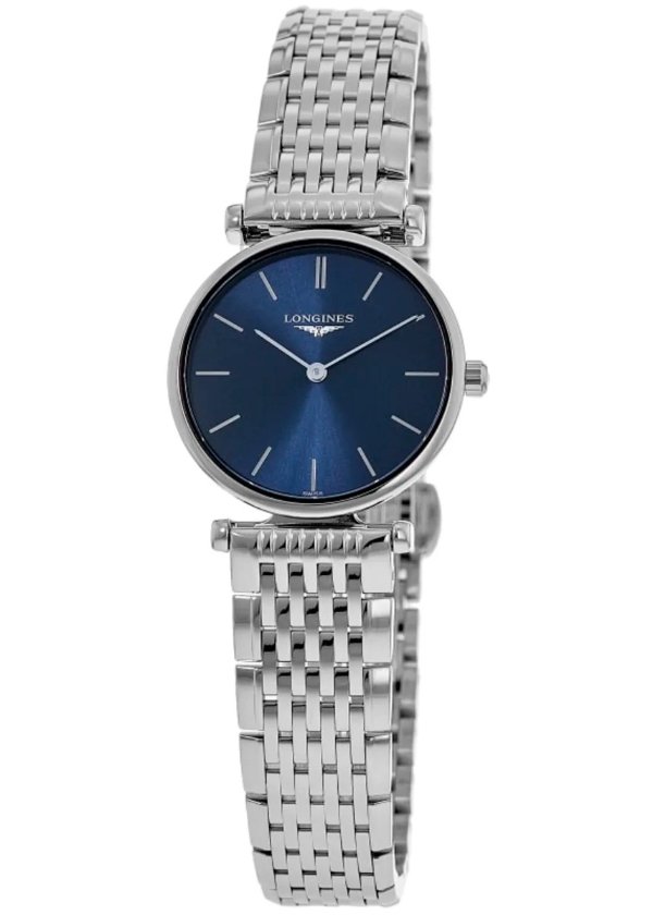 La Grande Classique Quartz Blue Dial Steel Women's Watch L4.209.4.95.6