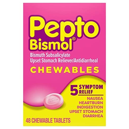 肠胃不适止泻药, 48 Chewable Tablets