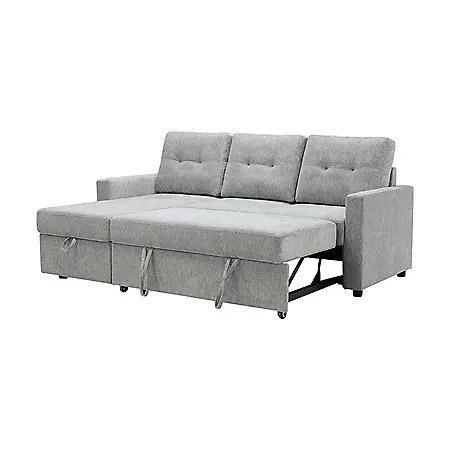 Kylie Reversible Storage Sectional with Pullout Bed, Assorted Colors - Sam's Club
