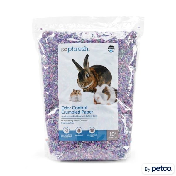 So Phresh Crumbled Paper Confetti Small Animal Bedding, 10 Liter | Petco