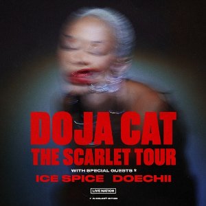 豆荚猫 Doja Cat 英国演唱会 - 格拉/伯明翰/伦敦/纽卡四城