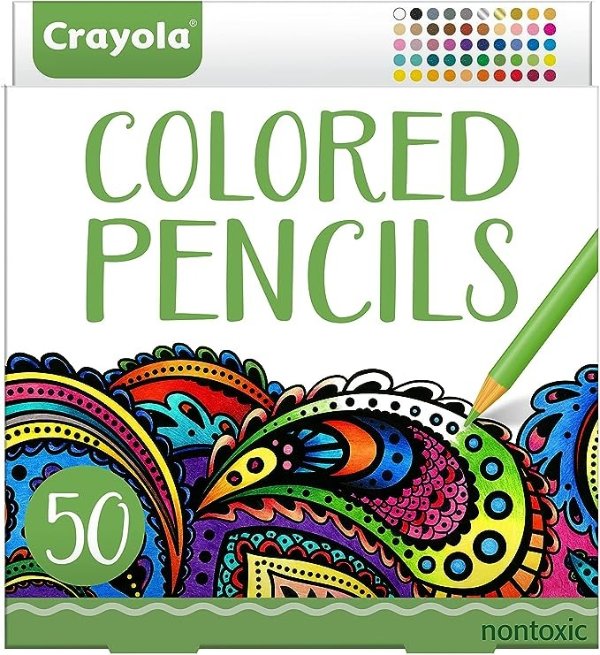 68-0050-0-000 成人彩绘铅笔，50色/支
