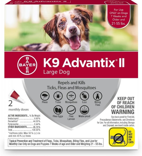 K9 Advantix II 大型犬体外驱虫剂