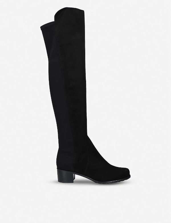 Reserve suede over-the-knee boots