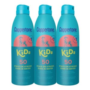 Coppertone儿童防晒霜 3瓶装