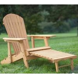 Reclining Adirondack Chair with Ottoman