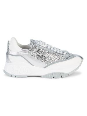 Glitter-Embellished Sneakers