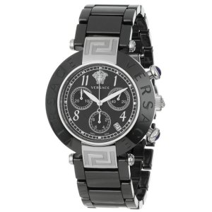 Versace Women's 95CCS9D008 SC09 Reve Black Ceramic Chronograph Watch