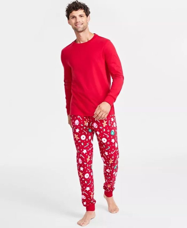 Matching Men's Sweets Printed Pajamas Set, Created for Macy's