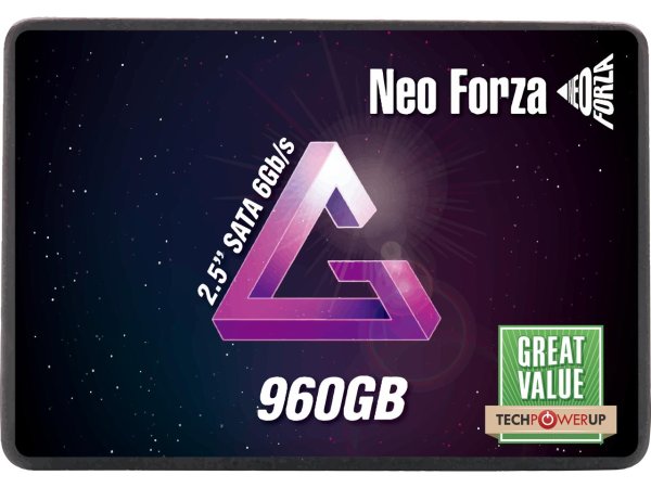 Neo Forza NFS01 2.5" 960GB 3D TLC SATA III 固态硬盘