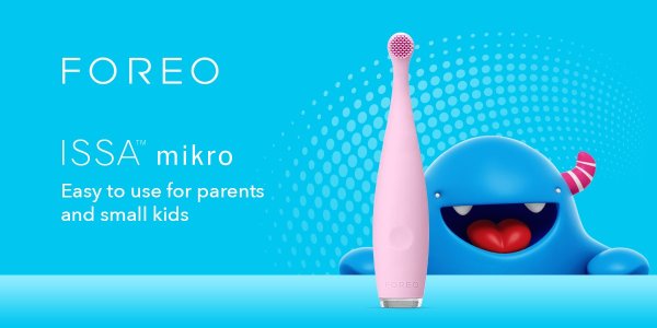 GENTLE & INNOVATIVE ORAL CARE 0 TO 6 MONTHS 6 MONTHS THROUGH 4 YEARS Sonic Pulse Technology Extra-Gentle Silicone Exceptional Value TIPS FOR PARENTS EASY TO USE FOR PARENTS AND YOUNG KIDS! 1. Apply 2. Choose mode 3. Brush 4. Rinse ISSA™ 2 Sensitive Set