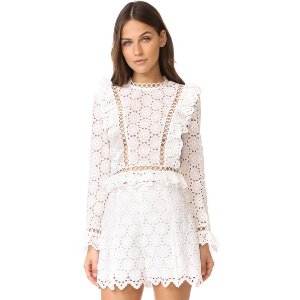 Zimmermann Divinity Wheel Frill 镂空上衣