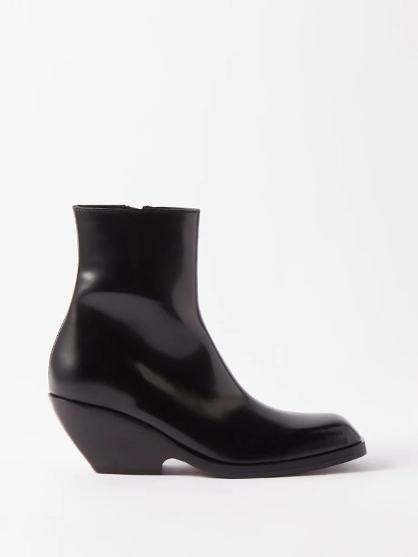 Hooper leather ankle boots | Khaite