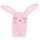 Terry Cloth Hooded Bath Towel, Pink Bunny