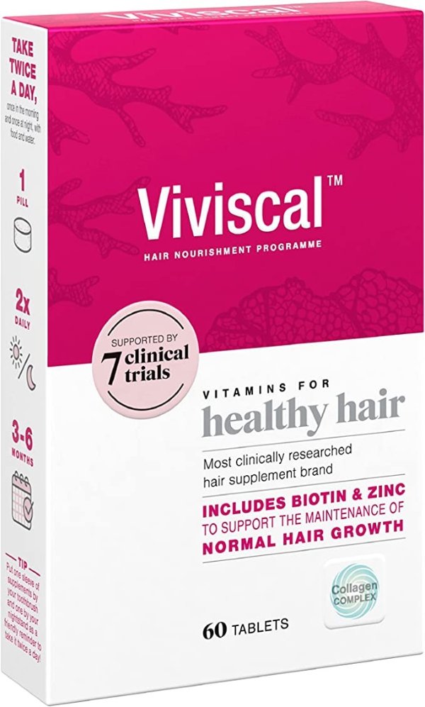 Viviscal 女性生物素护发片（1个月用量）