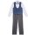 Little Boys 4-Pc. Polka Dot Double-Breasted Velvet Vest Set