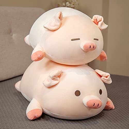 粉红小猪抱枕