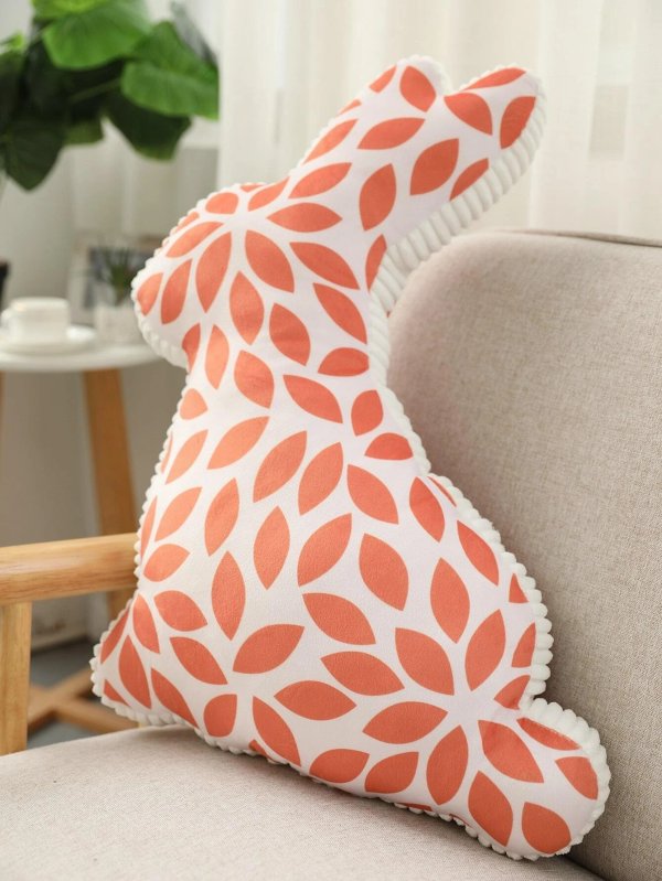 1pc Rabbit Design Decorative Pillow