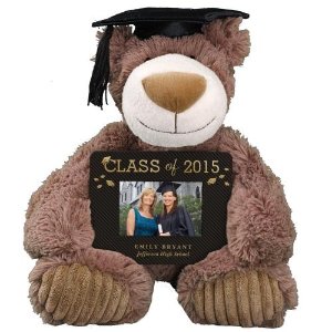 可个性化身着毕业礼服和礼帽的小熊＋相框套装特惠