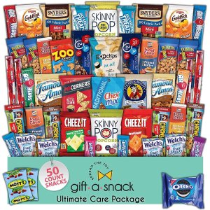 Snack Box Variety Pack Care Package (50 Count)