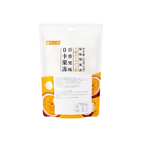 薄荷健康 0卡果冻 百香果味 12枚装 228g