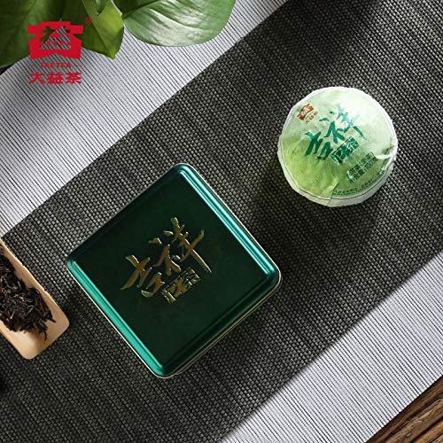 "JiXiang" Tuo Cha Raw PU'ER Tea Tin 100g