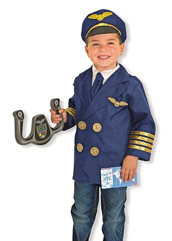 飞行员节日服饰 3-6 岁