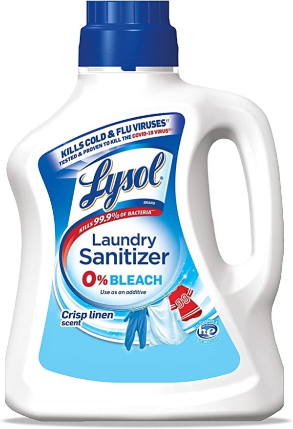 Laundry Sanitizer Additive, Bacteria-Causing Laundry Odor Eliminator, 0% Bleach Laundry Sanitizer, color, , Multi 90 Fl Oz Crisp Linen