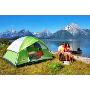 Lightning Deal! Sundome 4 Person Tent (Green and Navy color options)