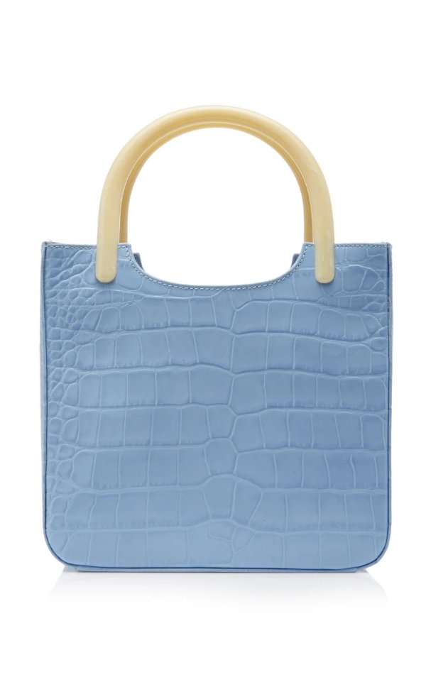 Eric Croc-Effect Leather Tote