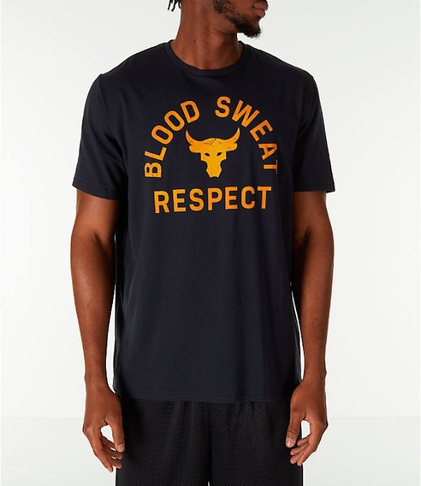 Men's Under Armour x Project Rock Blood Sweat Respect T-Shirt