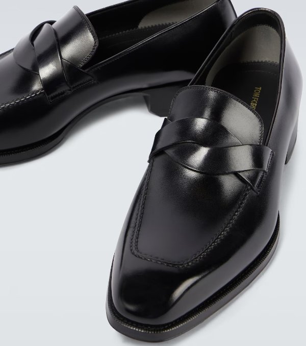 Elkan leather loafers