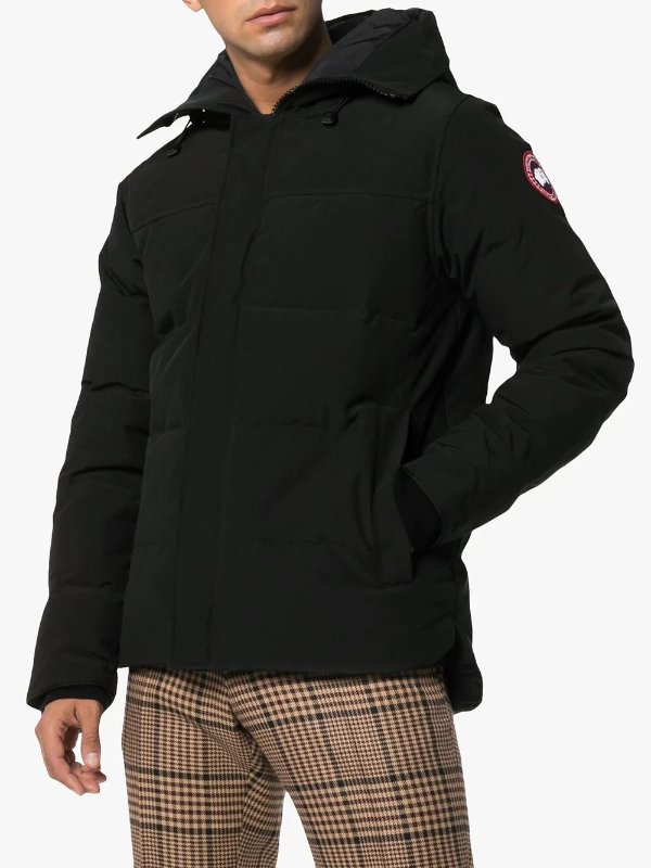 Macmillan quilted shell hooded down parka