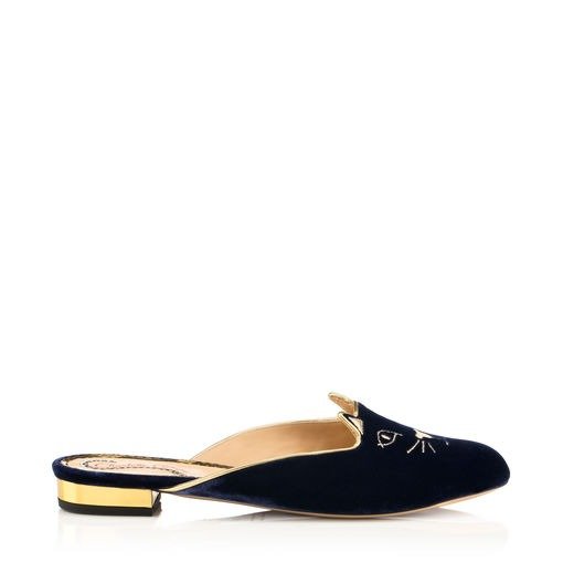 Women's Designer Flat Shoes |- KITTY SLIPPER