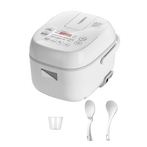 TOSHIBA Rice Cooker Small 3 Cup Uncooked – LCD Display with 8 Cooking Functions