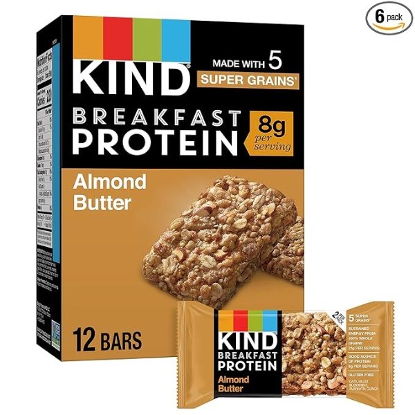 Breakfast Protein, Almond Butter, 6 Count