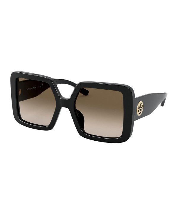 Black Oversize Square Sunglasses