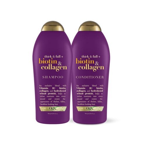 OGX Biotin & Collagen Shampoo & Conditioner Salon Twin Pack (25.4 oz. x 2)