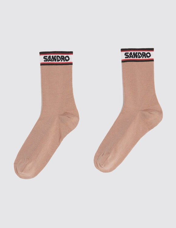 Ribbed Sandro socks