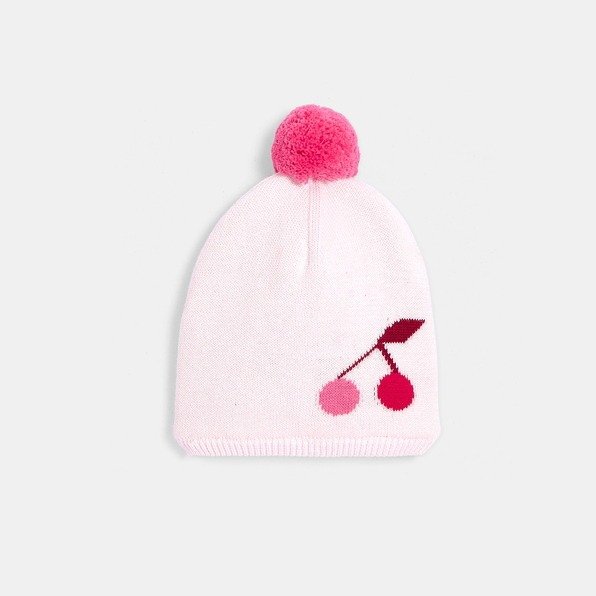 Baby girl cherry print hat