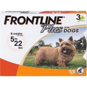 Frontline小型犬 体外驱虫药 3剂
