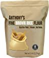 Amazon.com : Anthony&#39;s Brown Rice Flour, 5 lb, Batch Tested and Verified Gluten Free, Product of USA : Grocery &amp; Gourmet Food