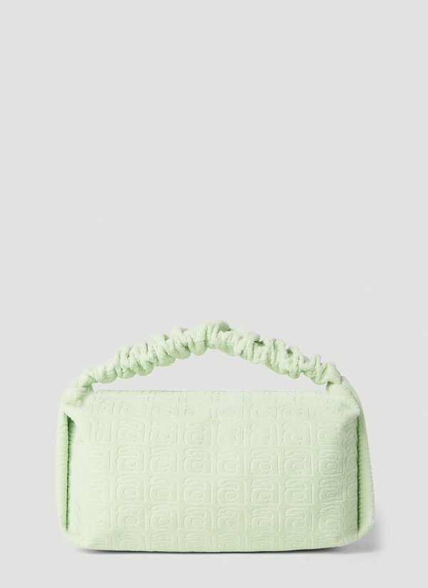 Scrunchie Small Handbag in Green