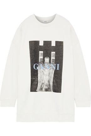 Lott Isoli printed cotton-terry sweatshirt