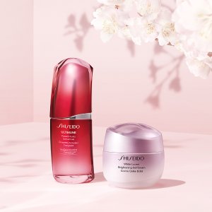 Shiseido 全场美妆 收白胖子防晒、清爽红腰子精华